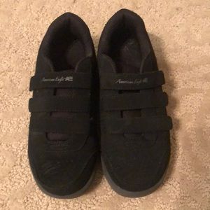 American Eagle AE Black Velcro Sneakers